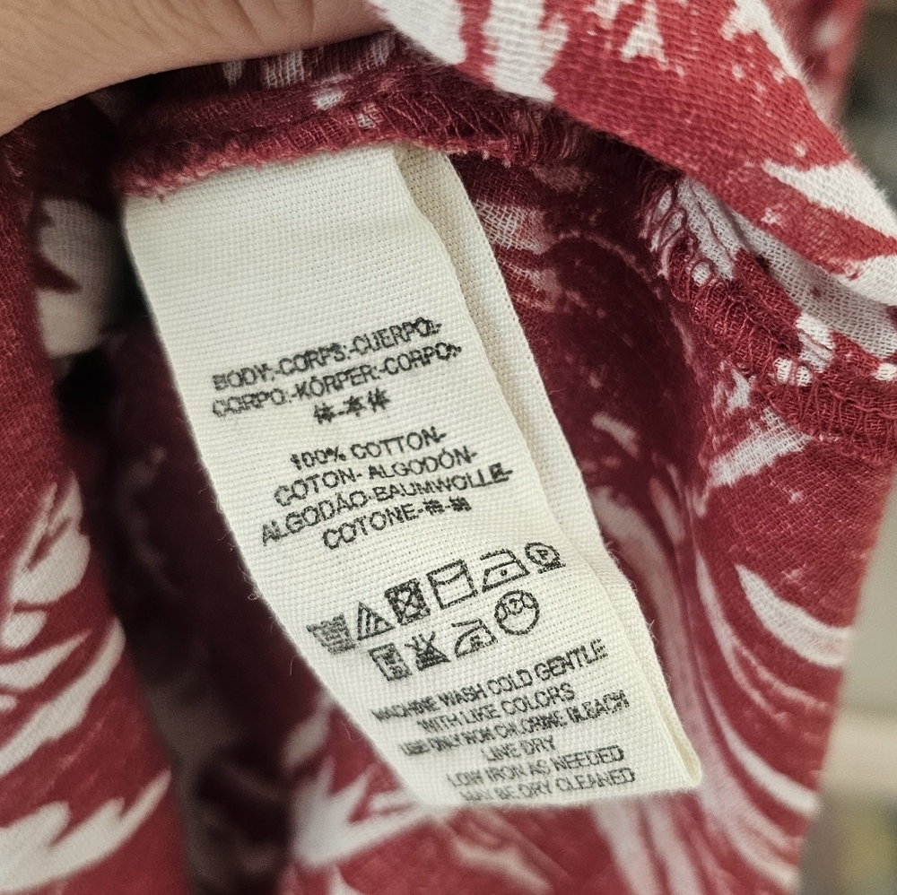 Free People Lille Tropical Printed Cutouts Rasberry Tie Maxi Dress Small $128 XS - Picture 12 of 14
